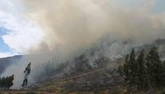 Tarma: incendio forestal en Muruhuay no puede ser controlado
