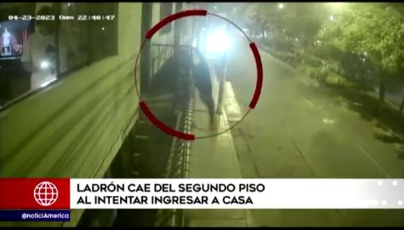 Ladrón intentó ingresar a casa en San Juan de Lurigancho. (Foto: América Noticias)