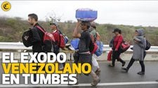 El éxodo venezolano en Tumbes