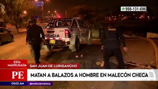 SJL: asesinan de varios disparos a hombre en Malecón Checa