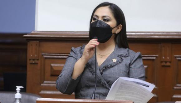 Heidy Juárez se pronunció sobre el audio entre César Acuña y Lady Camones. (Foto: Congreso)