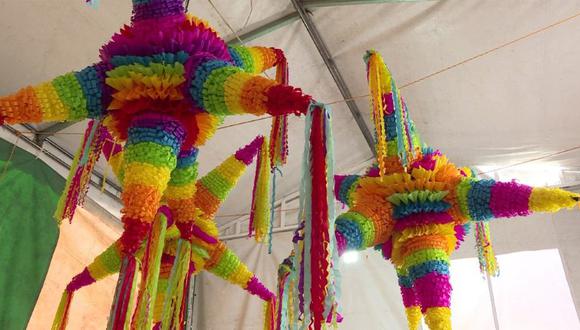 Navidad en México: ¿cuál es el significado de las piñatas en las tradicionales posadas? | ¿Cuál es el significado de este objeto tradicional en las fiestas de Navidad? En esta nota te contamos los detalles que debes conocer. (Foto: AFP)