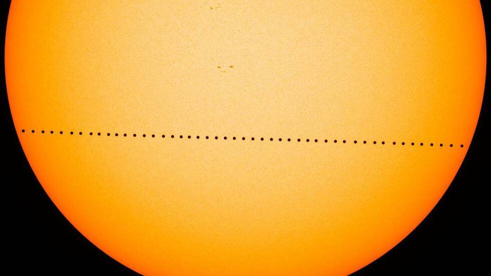 The last Mercury Transit occurred in 2016. (Image NASA's Goddard Space Flight Center / SDO / Genna Duberstein)