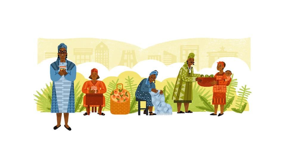 ¿Quién es Esther Afua Ocloo? Conoce por qué Google decidió rendir homenaje en su nuevo doodle a la \"Tía Ocloo\". (Foto: Captura)