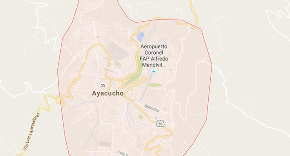 Accidente en Ayacucho dejó 4 muertos en el sur del Perú. (Foto: Google Maps)