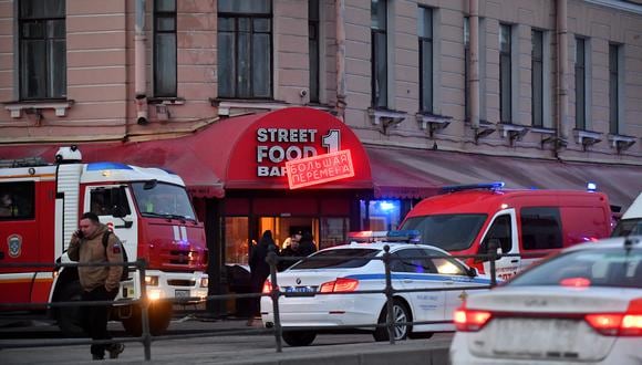 Un destacado bloguero militar ruso murió el 2 de abril de 2023 en una explosión en un café en la segunda ciudad más grande de Rusia, San Petersburgo. Petersburgo, dijo el Ministerio del Interior. "Una persona murió en el incidente. Era el corresponsal militar Vladlen Tatarsky", dijo el ministerio en Telegram. (Foto de Olga MALTSEVA / AFP)