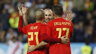 España goleó 5-0 a Costa Rica en amistoso jugado en La Rosaleda