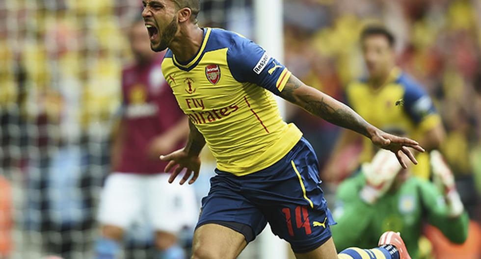 El gol de Theo Walcott. (Foto: Getty Images)