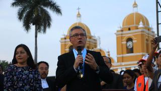 Inauguran Plaza de Armas de Trujillo en medio de críticas