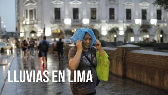 Lluvias en Lima: Desde cuándo iniciaron, según el reporte del Senamhi