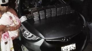 Arequipa: incautan 37 kilos de droga camuflados en moderno automóvil