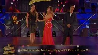 Melissa Klug debutó en "El gran show" al ritmo de "El totó"