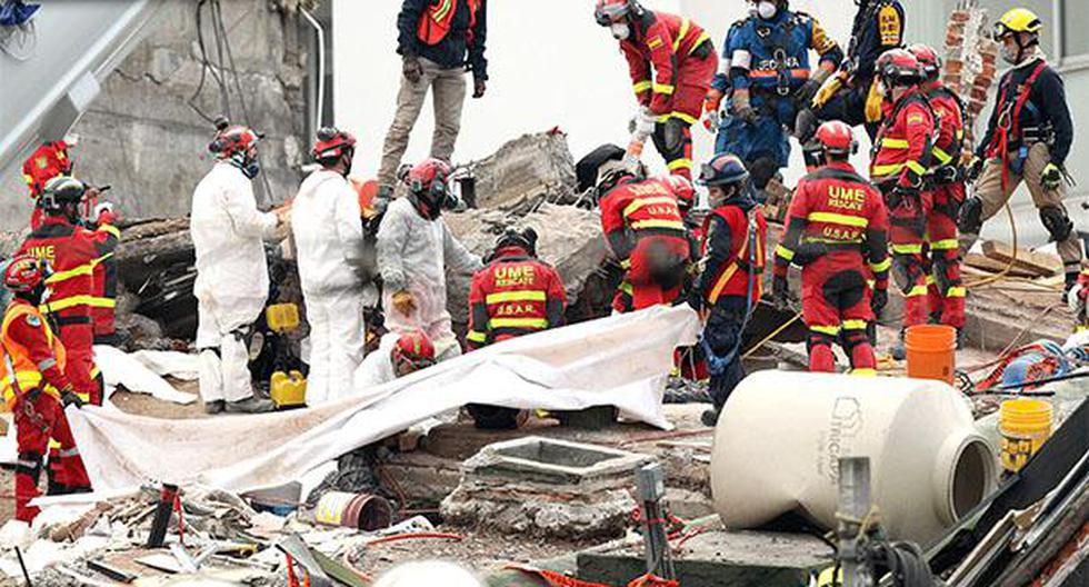 México. Muertos por el terremoto del pasado 19 de septiembre suman 343, según cifras oficiales. (Foto: EFE)