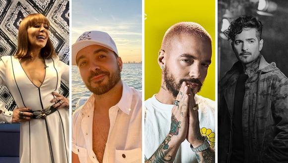 Diferentes músicos como J Balvin, Alejandra Guzmán, Juanes, Luis Fonsi y más se unirán para entretener a sus seguidores en redes sociales. (@jbalvin/ @laguzmanmx/ @luisfonsi / @tommytorres)