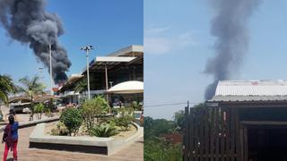 Incendio en Pucallpa: imágenes impactantes captadas por ciudadanos | VIDEOS