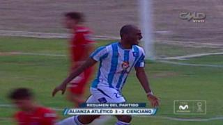 Alianza Atlético ganó 3-2 a Cienciano por el Torneo Apertura