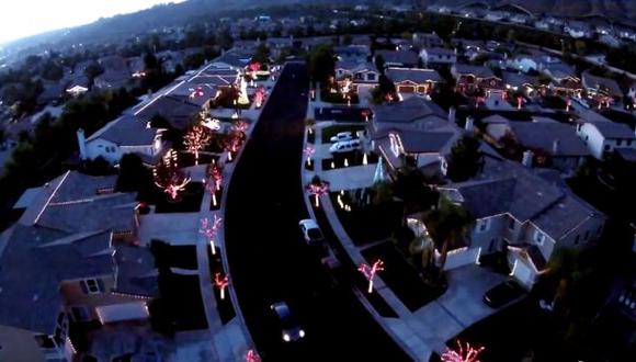 YouTube: 'La magia de invierno' de un barrio por Navidad