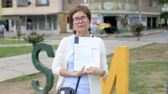 La vecina Sandra Ramos mencionó que “Independencia viene cometiendo abusos y atropellos con nosotros".