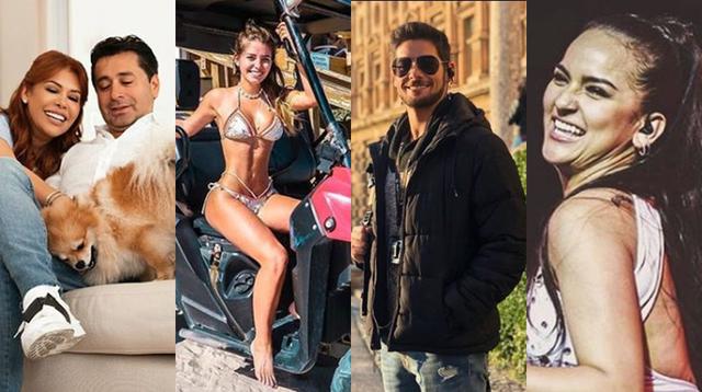 Año 2019: famosos peruanos envían motivadores y cariñosos saludos en redes. (Fotos: Instagram)
