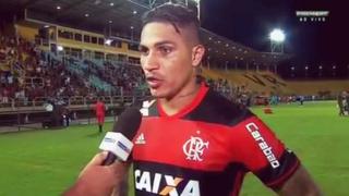 Guerrero dice estar "feliz" por el juego que muestra Flamengo