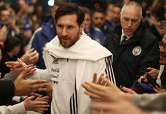Lionel Messi llegó a Argentina para entrenar con su equipo para el Mundial