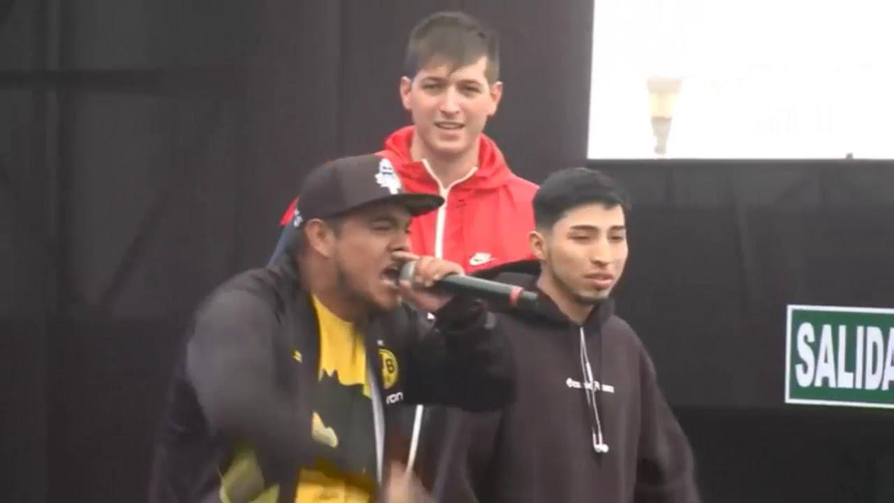 Supremacía MC EN VIVO: revive el batallón entre Chuty y Aczino vs. Jaze y Nekroos | VIDEO. (Foto: Captura de pantalla)