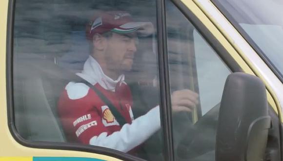 ¿Qué hace Sebastian Vettel conduciendo una ambulancia? [VIDEO]
