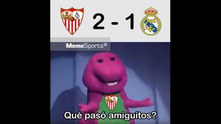 Los memes que dejó la derrota del Real Madrid ante Sevilla