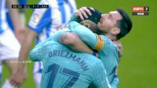 Griezmann y una definición sensacional: mira el golazo del francés en el Barcelona vs. Real Sociedad [VIDEO]