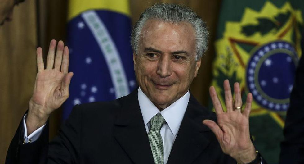 El presidente interino de Brasil, Michel Temer. (Foto: EFE)