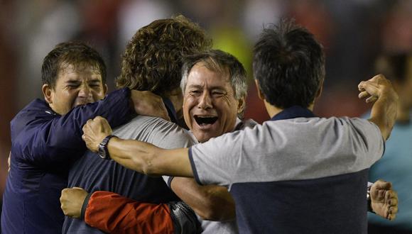 Independiente campeón: técnico conmovió a todos con declaraciones en medio del llanto. (Foto: AFP)