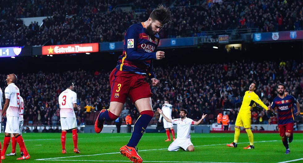 Barcelona sufrió más de la cuenta, pero consiguió superar al Sevilla para seguir en la punta de la Liga BBVA. (Foto: Getty Images)