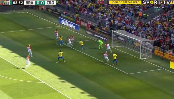 Neymar marcó un golazo en el Brasil vs. Croacia. (Foto: captura de YouTube)