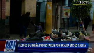 Breña: vecinos se quejan por basura acumulada en las calles