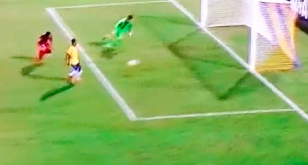 Brasil abre el marcador a través de Leandro. (Video: Captura)
