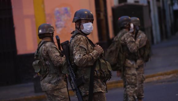 Las Fuerzas Armadas (FF.AA.) y la Policía Nacional del Perú (PNP) han trabajado en conjunto durante el estado de emergencia. (Foto: César Grados/GEC)