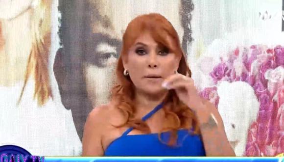 Magaly Medina no pudo contener las lágrimas al leer carta de Camila Ganoza. (Foto: Captura de video)