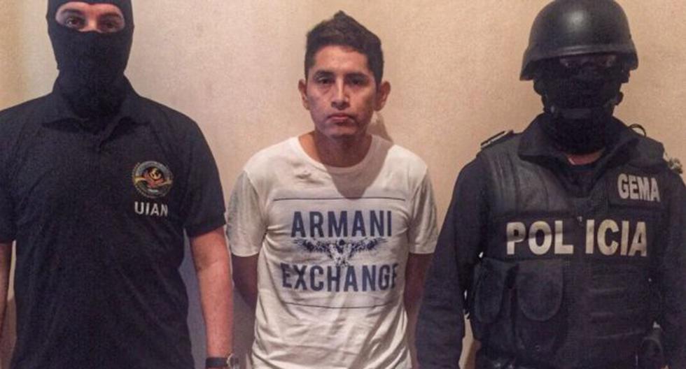 \'Cabeza de chancho\', integrante de la red de Gerald Oropeza, fue detenido. (Foto: Andina)