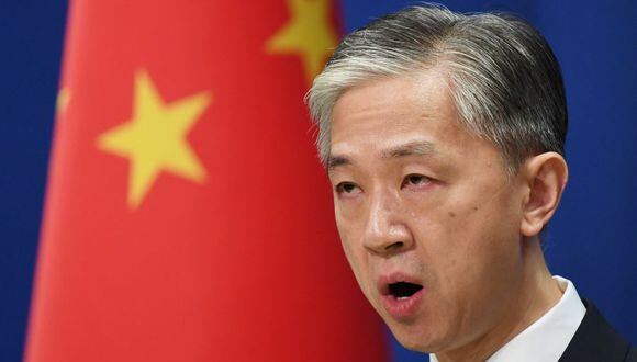 El portavoz de Exteriores chino Wang Wenbin dijo en su rueda de prensa diaria que es “habitual para Estados Unidos utilizar su poder estatal para atacar violentamente a las compañías de otros países”, como es el caso de TikTok. (Foto: GREG BAKER / AFP).