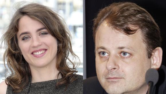 Adèle Haenel y Christophe Ruggia. (Foto: Agencia)