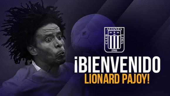 Alianza Lima: Lionard Pajoy firmó contrato para el 2016