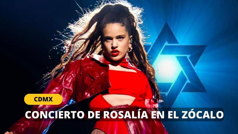 Concierto Rosalía en el Zócalo de CDMX EN VIVO: Horarios, posible setlist, entradas, calles cerradas y más del show de hoy