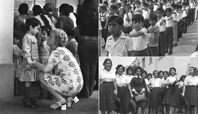 ¿Cómo ha cambiado el inicio del año escolar? Décadas atrás, volver a clases era un proceso muy distinto, otra vestimenta, otra fecha, otras costumbres. (Fotos: Archivo El Comercio)