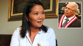 Keiko Fujimori calificó de "farsa" el juicio contra su padre tras correos de San Martín