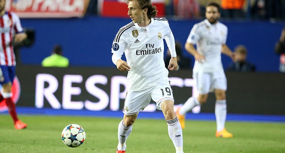 Luka Modric salió lesionado cuando el Real Madrid enfrentó al Málaga  (Foto: Getty Images)