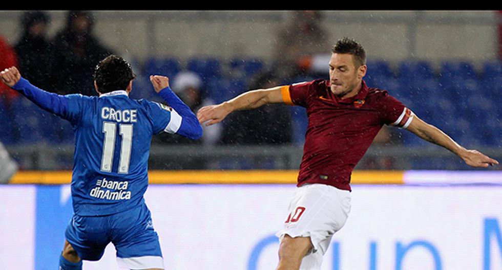 La Roma firmó ante el Empoli su cuarto empate consecutivo. (Foto: Getty Images)