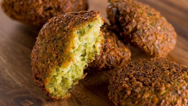 Falafels, a delicious dish made with chickpeas.