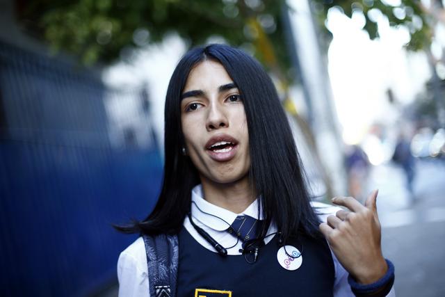 Chile: La batalla de la trans Arlén Aliaga por estudiar en una secundaria de mujeres. Foto: AFP