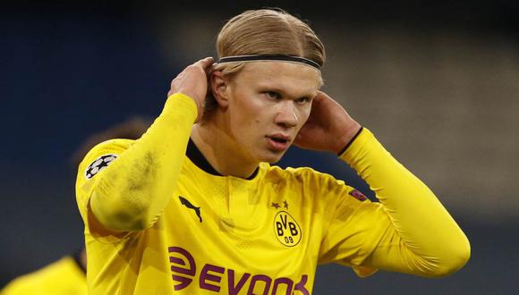 Erling Haaland se mantendría en el Borussia Dortmund debido a su alto precio de salida. (Foto: Reuters)