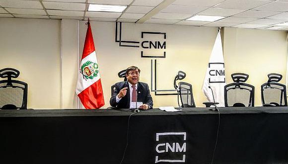 El Congreso removió el último viernes a todos los integrantes titulares del CNM. En la foto, el ex titular de la institución, Orlando Velásquez. (Foto: Andina)